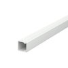 Calha com base perfurada 20x20x2000 Policloreto de vinilo cinzento claro RAL 7035