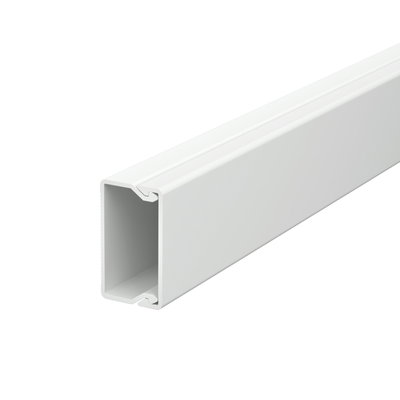Calha com base perfurada 20x35x2000 Policloreto de vinilo cinzento claro RAL 7035