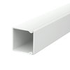 Calha com base perfurada 40x40x2000 Policloreto de vinilo cinzento claro RAL 7035