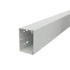 Calha com base perfurada 60x90x2000 Policloreto de vinilo cinzento claro RAL 7035