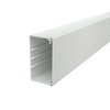 Calha com base perfurada 60x110x2000 Policloreto de vinilo cinzento claro RAL 7035