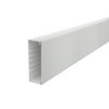 Calha com base perfurada 60x170x2000 Policloreto de vinilo cinzento claro RAL 7035
