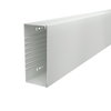 Calha com base perfurada 100x230x2000 Policloreto de vinilo cinzento claro RAL 7035
