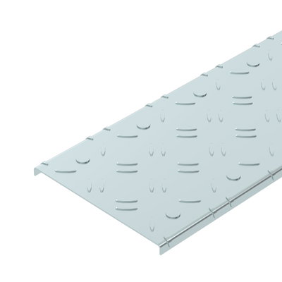 Tampa com chapa em xadrez para caminho cabos passagens 200x3000 Aço galvanizado pelo método Sendzimir zinco