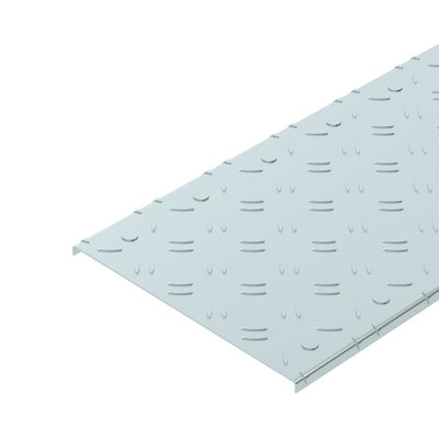 Tampa com chapa em xadrez para caminho cabos passagens 300x3000 Aço galvanizado pelo método Sendzimir zinco