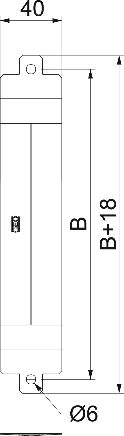 Dust protection element and joint plate B400mm Aço galvanizado pelo método Sendzimir zinco – Imagem 2 de 3