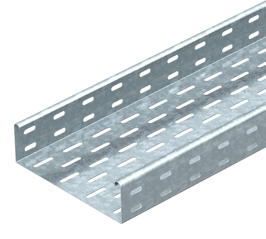 Caminho de cabos em chapa MKS perfurado 60x150x3000 Aço Galvanizado por imersão a quente após maquinação 85µm zinco