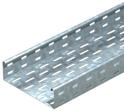 Cable tray EKS perforated 60x400x3000 Aço Galvanizado por imersão a quente após maquinação 85µm zinco