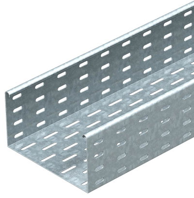 Caminho de cabos em chapa SKS perfurado 110x200x3000 Aço Galvanizado por imersão a quente após maquinação 85µm zinco