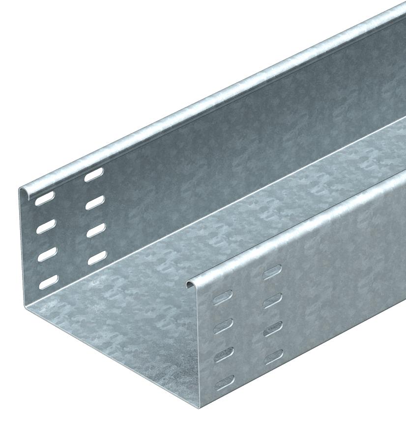 Caminho de cabos em chapa SKSU não perfurado, furos de união 110x500x3000 Aço Galvanizado por imersão a quente após maquinação zinco