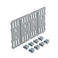 União reta e curva para c. cabos chapa,horizontal 110x200 Aço Galvanizado por imersão a quente após maquinação 85µm zinco