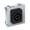 Suporte multimédia Speakon Tomada com ligação roscada 45x45mm Policarbonato alumínio lacado