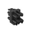 Bloco de distribuição 3 polos 1 entrada/3 saídas de 3 polos preto