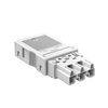 Ficha de corrente 3 polos, WINSTA 76x35x15 Poliamida branco