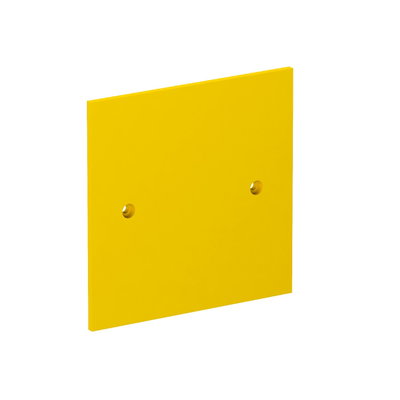 Espelho cego 95x95mm Poliamida amarelo cádmio RAL 1021