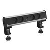 Deskbox com patilha de fixação 325x71x78 Alumínio anodizado alumínio