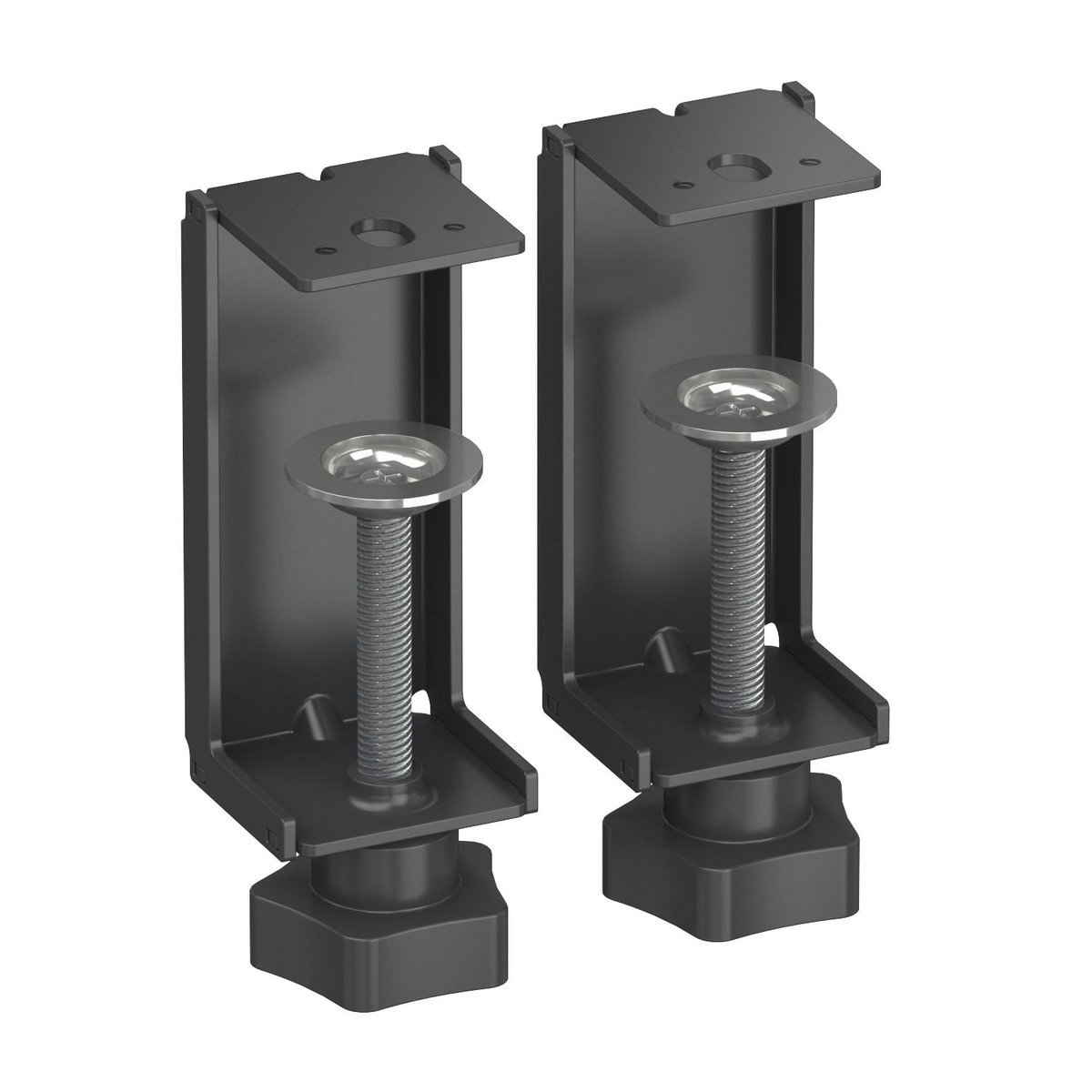 Patilha de fixação intervalo de 40 a 70 mm 80,4x38,5x118 Aço inoxidável, livre de ferrugem A2 1.4301 revestido a pó preto