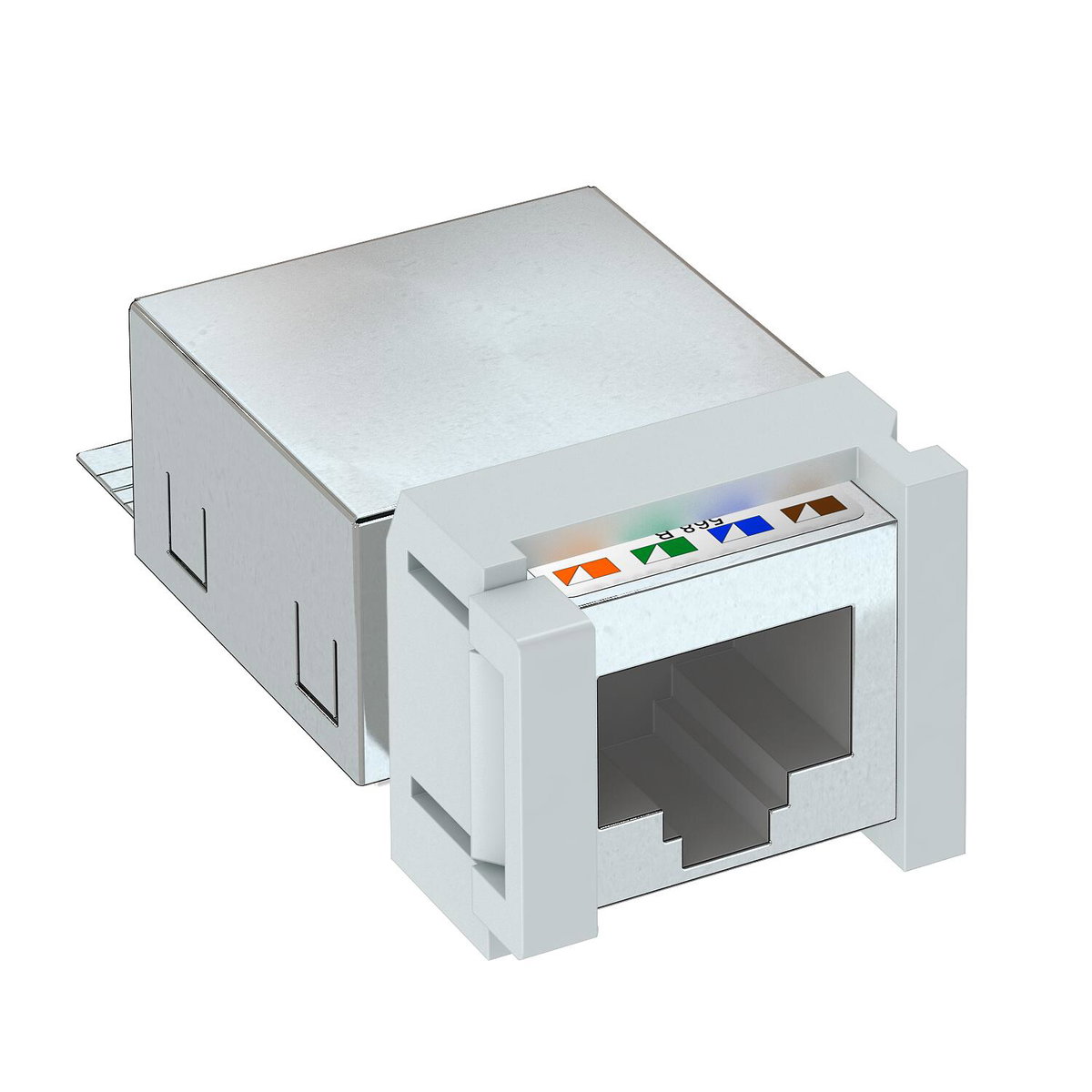 Conector Cat. 5 Snap-in blindado 