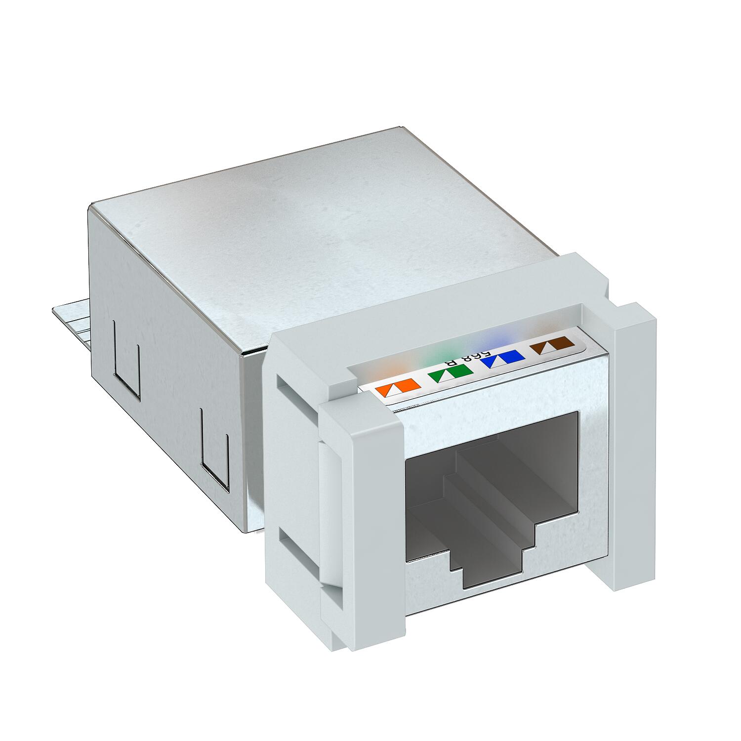 Conector Cat. 5 Snap-in blindado 