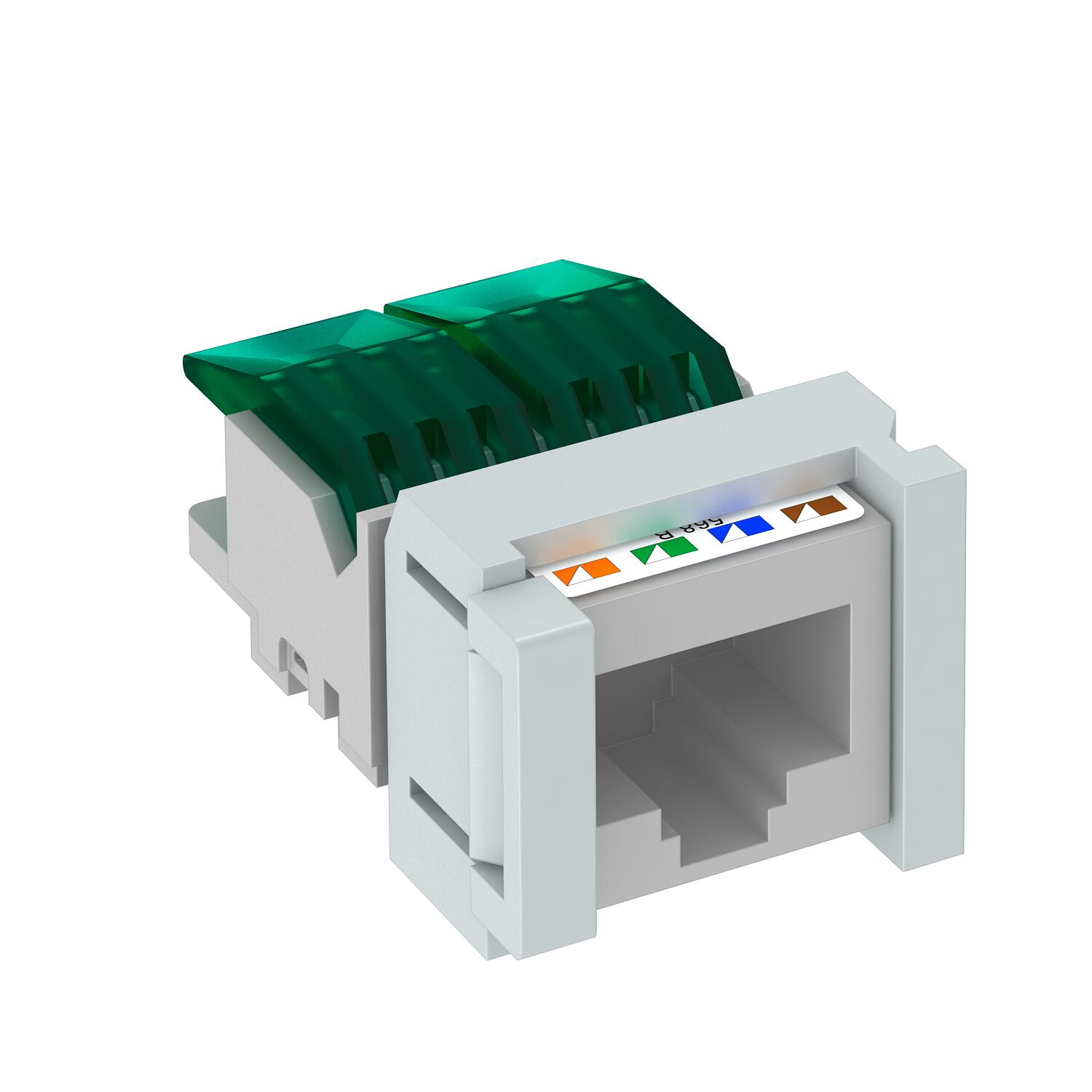 Conector Cat. 5 Snap-in não blindado 