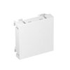 Obturador 1/1 módulo 45x45mm branco puro RAL 9010