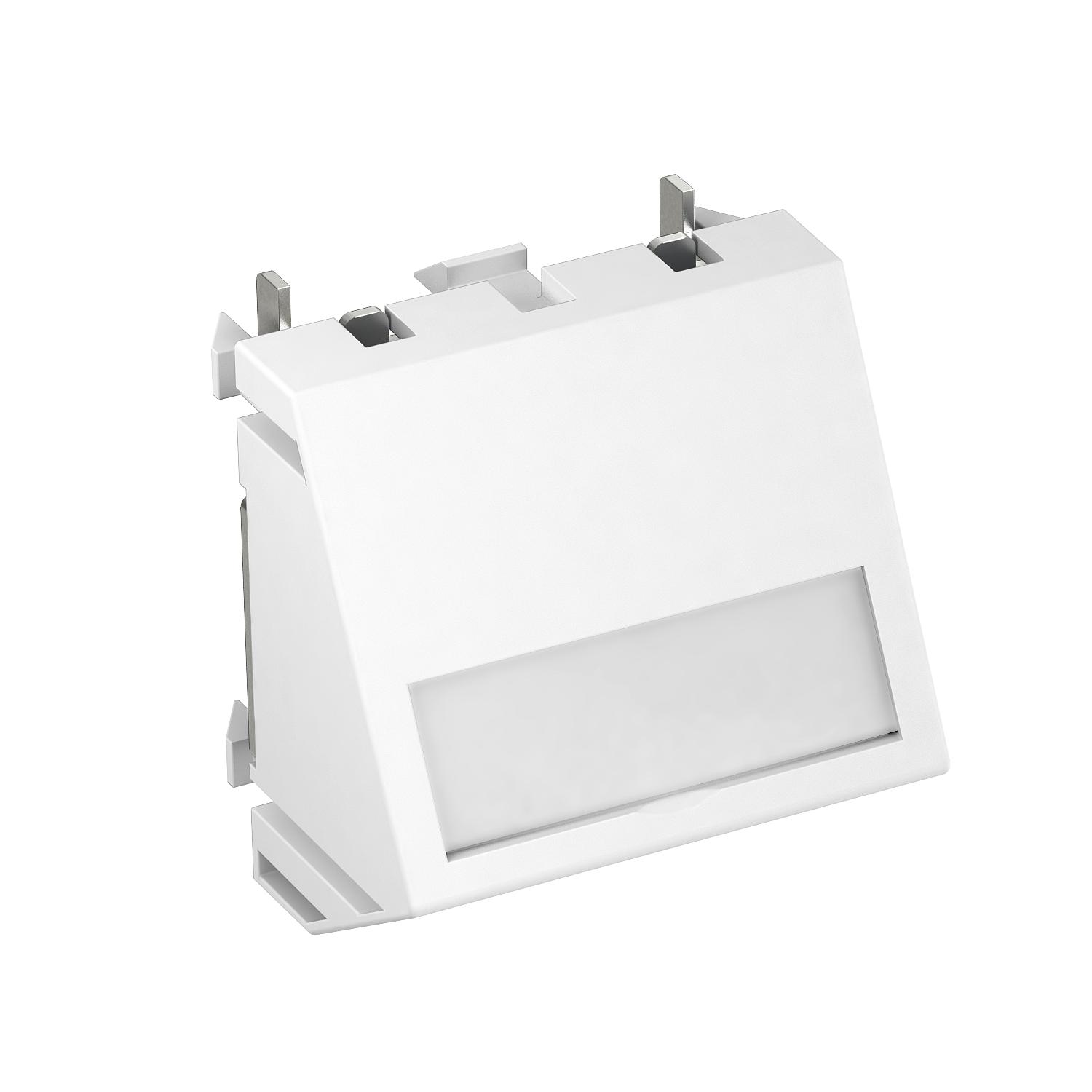 Saída de cabos com alívio de tensão 45x45mm Policarbonato branco puro RAL 9010