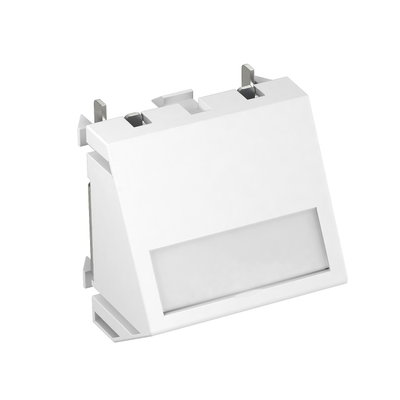 Saída de cabos com alívio de tensão 45x45mm Policarbonato branco puro RAL 9010