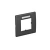 Espelho Modul 45, simples 84x84mm Policarbonato cinzento antracite RAL 7021