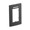 Espelho Modul 45, duplo 84x140mm Policarbonato cinzento antracite RAL 7021