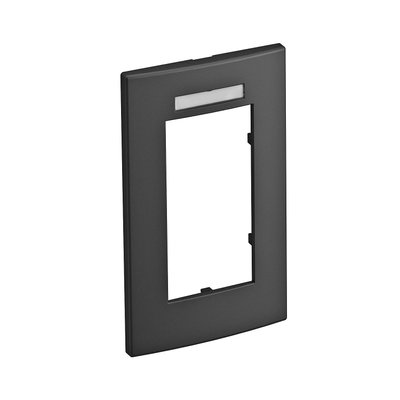 Espelho Modul 45, duplo 84x140mm Policarbonato cinzento antracite RAL 7021