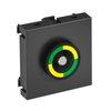 Tomada de equipotencial 45x45mm Policarbonato cinzento antracite RAL 7021