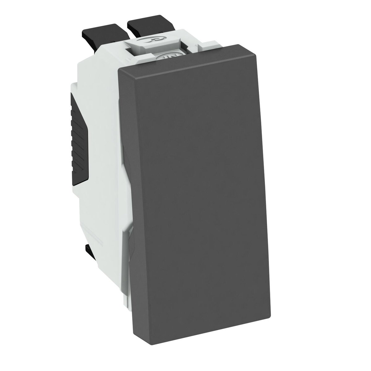 Comutador 10 A, 250 V Policarbonato cinzento antracite RAL 7021