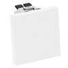Comutador 10 A, 250 V Policarbonato branco puro RAL 9010