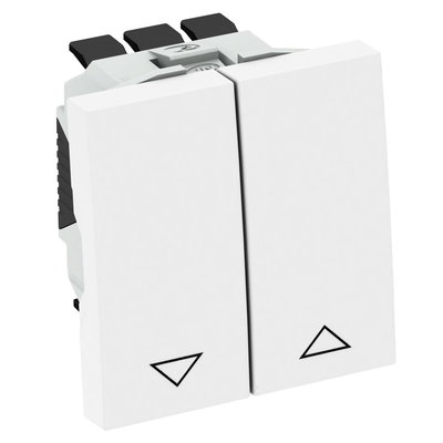 Roller blind switch 10 A, 250 V Policarbonato branco puro RAL 9010