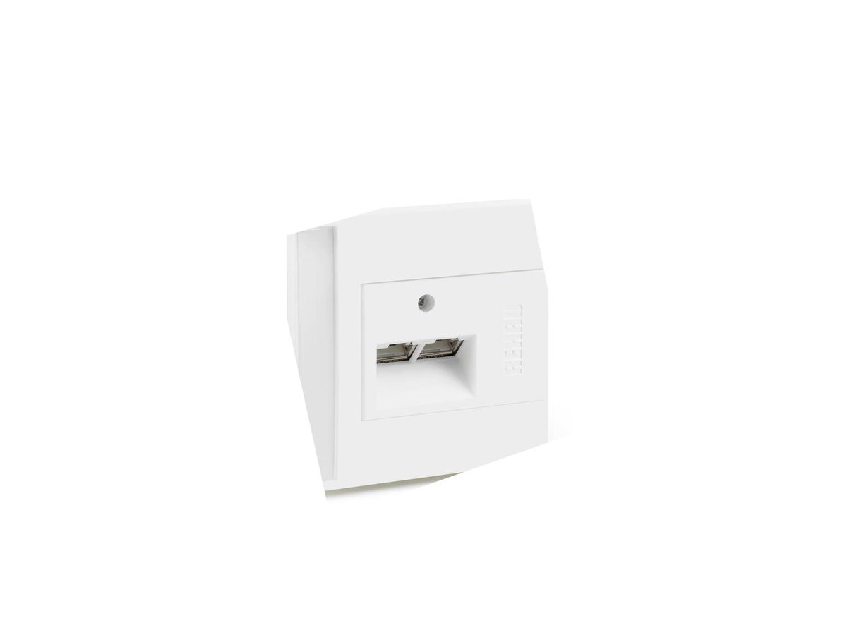 Data cover SIGNA double RAL9010 80x82x11 Policarbonato/acrilonitrila-butadieno-estireno branco puro RAL 9010