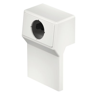 Suporte de aparelhos vazia RAUDUO 40x105 RAL9010 Policloreto de vinilo branco puro RAL 9010