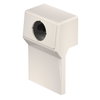 Suporte de aparelhos vazia RAUDUO 40x105 RAL9001 Policloreto de vinilo branco creme RAL 9001