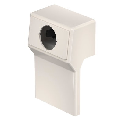 Suporte de aparelhos vazia RAUDUO 40x105 RAL9001 Policloreto de vinilo branco creme RAL 9001