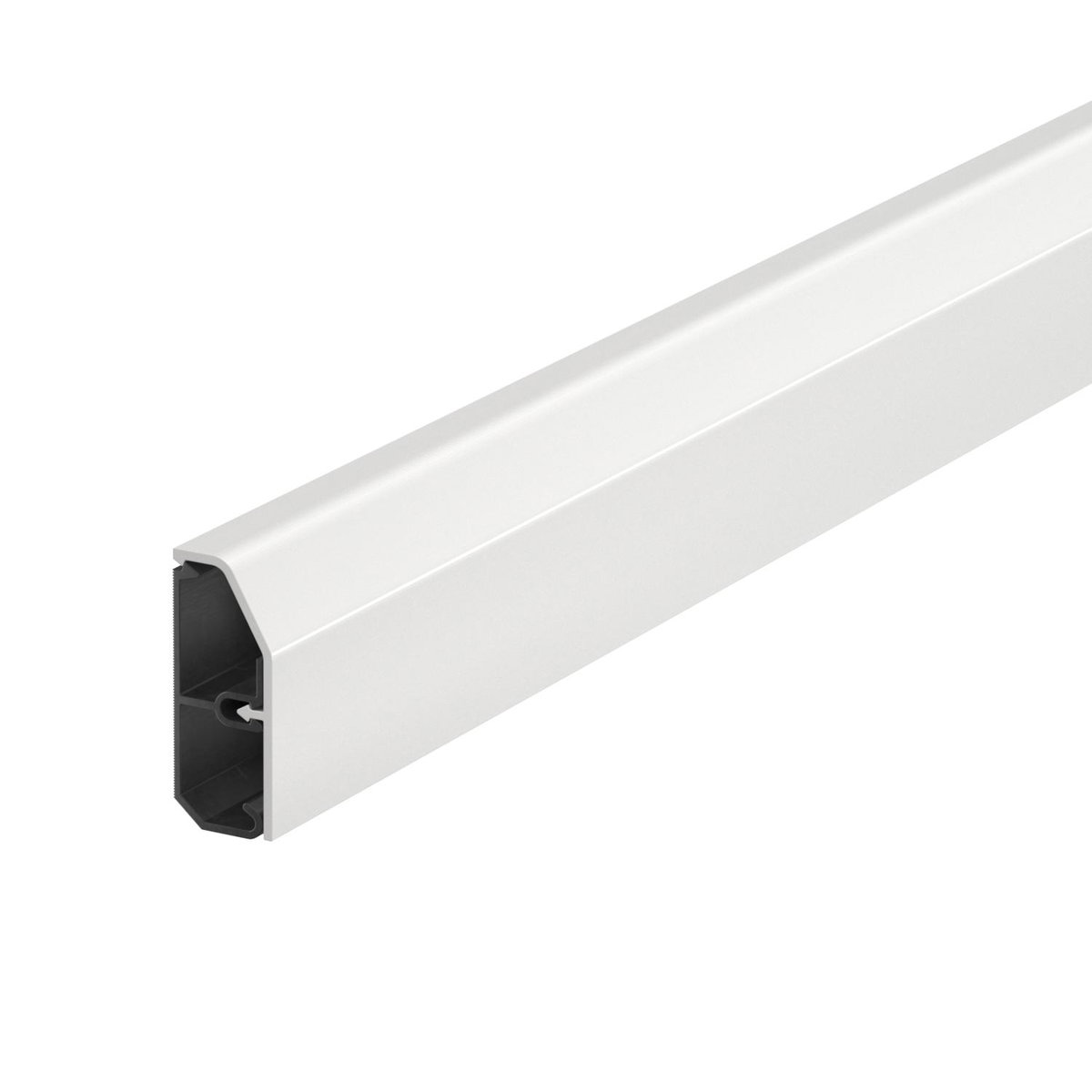 Calha de rodapé SL Set 20x50 9010 Policloreto de vinilo branco puro RAL 9010