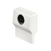 Suporte de aparelhos vazia SL50/70 com espelho 9010 Policloreto de vinilo branco puro RAL 9010