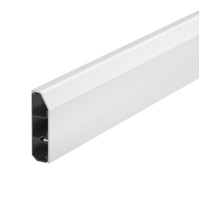 Calha de rodapé SL Set 20x70 9010 Policloreto de vinilo branco puro RAL 9010