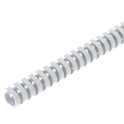 Calha de cablagem VF flex 20 mm RAL9010 Polipropileno branco puro RAL 9010