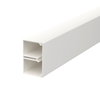Calha com separador 25x40x2000 Policloreto de vinilo branco puro RAL 9010