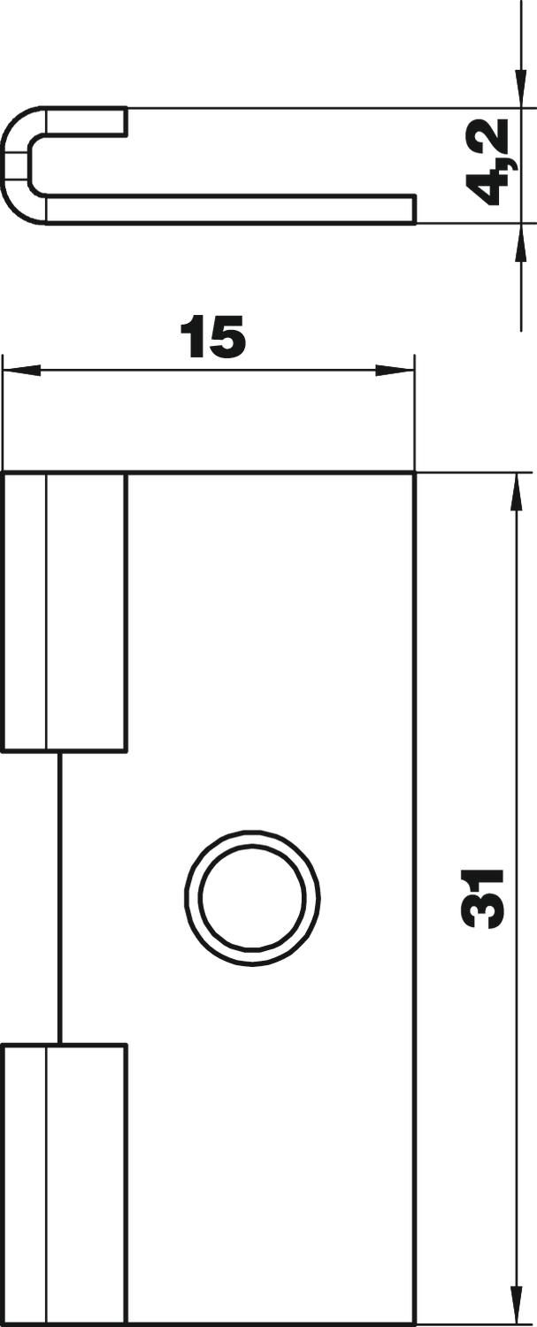 Fixador para Flexkanal Alumínio – Imagem 2 de 2