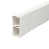 Calha com separador 20x50x2000 Policloreto de vinilo branco puro RAL 9010