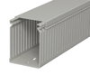Calha de cablagem 80x60x2000 Policloreto de vinilo cinzento pedra RAL 7030
