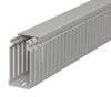 Calha de cablagem 75x37,5x2000 Policloreto de vinilo cinzento pedra RAL 7030