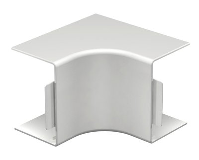 Ângulo interno 60x90mm Policloreto de vinilo branco puro RAL 9010