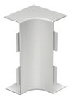 Ângulo interno 60x230mm Policloreto de vinilo branco puro RAL 9010
