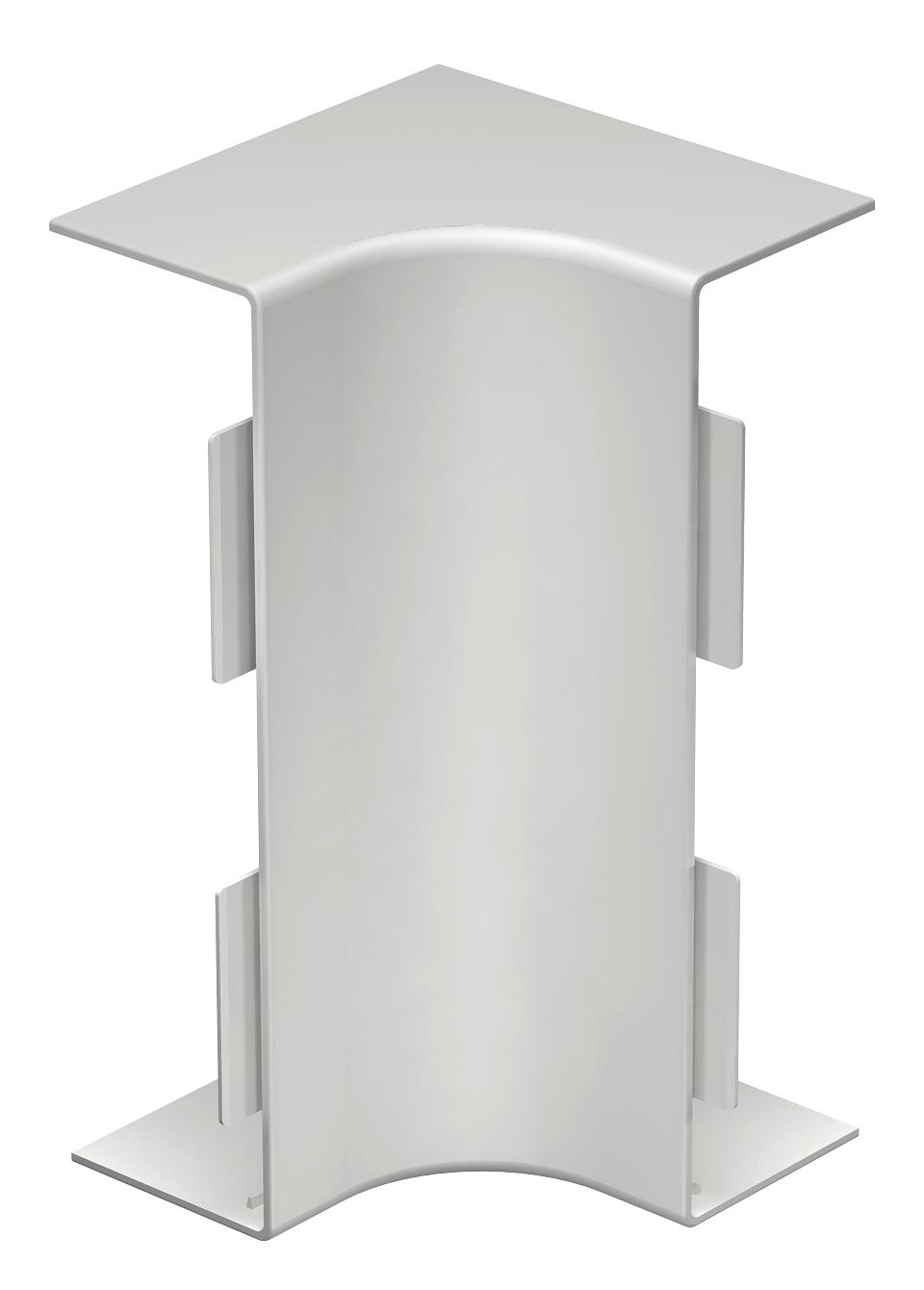 Ângulo interno 60x230mm Policloreto de vinilo branco puro RAL 9010